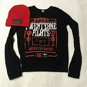 Twenty One Pilots Beanie and Shirt